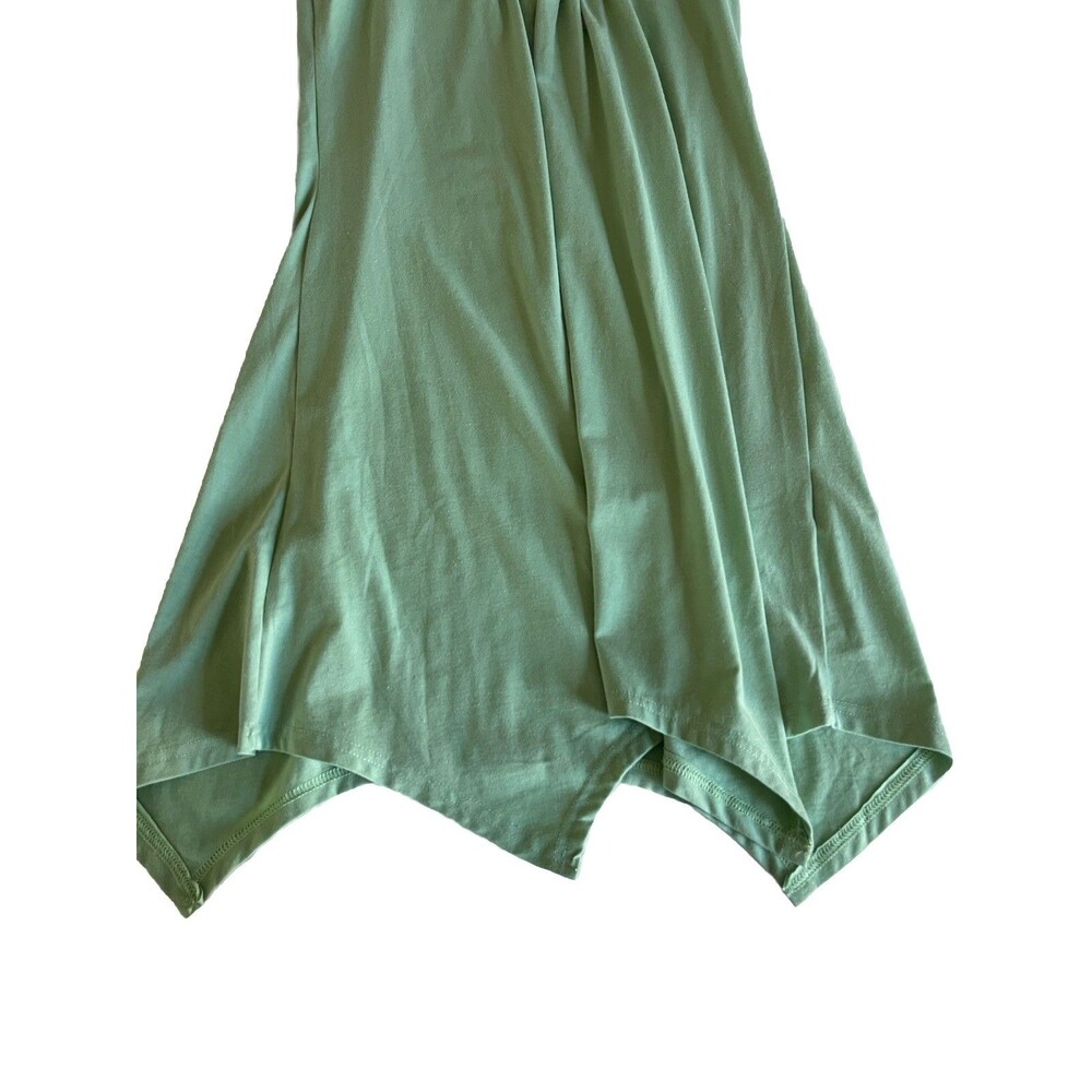 Noelle Knit Dress Size S/M Mint Green Crochet Lace Rosette Embellished - Picture 5 of 10
